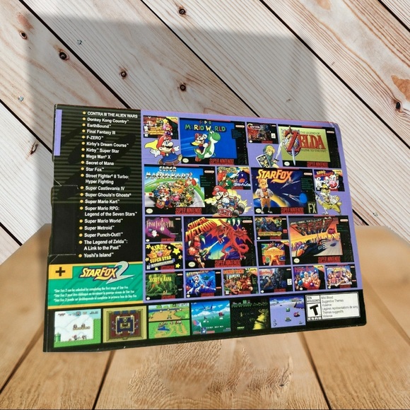 Brand New Super Nintendo SNES Classic Mini Game Console System Built-in 21 Games - Picture 2 of 2